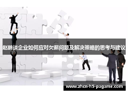 赵鹏谈企业如何应对欠薪问题及解决策略的思考与建议
